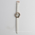 High quality wrist leather watch japan pc21j movement, water resistant watch